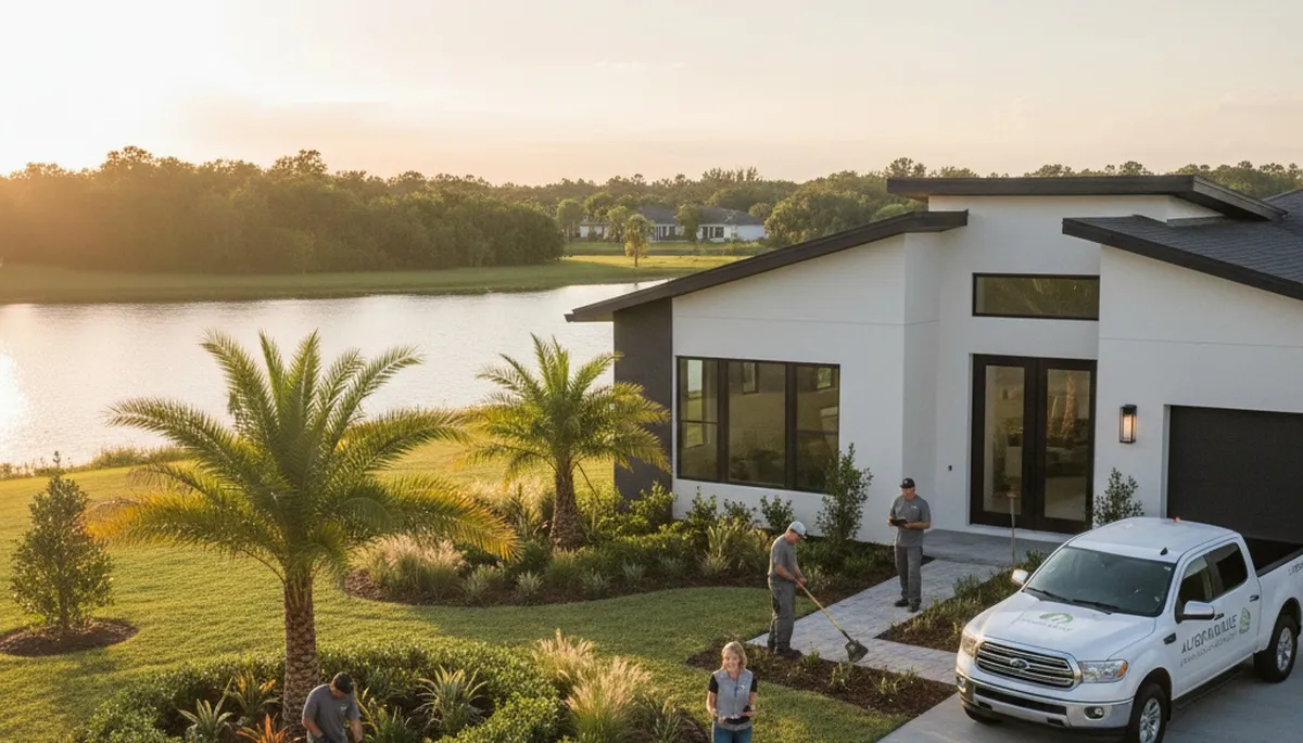 Landscaping service in Lakeland, FL for lawn care, trimming, and yard maintenance