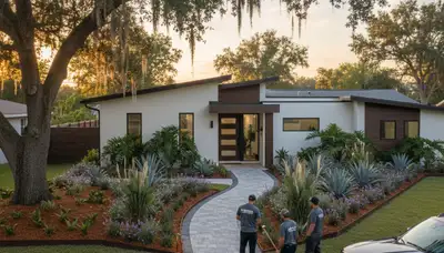 Landscaping services in Lakeland, FL for lawn care, maintenance, and yard cleanup