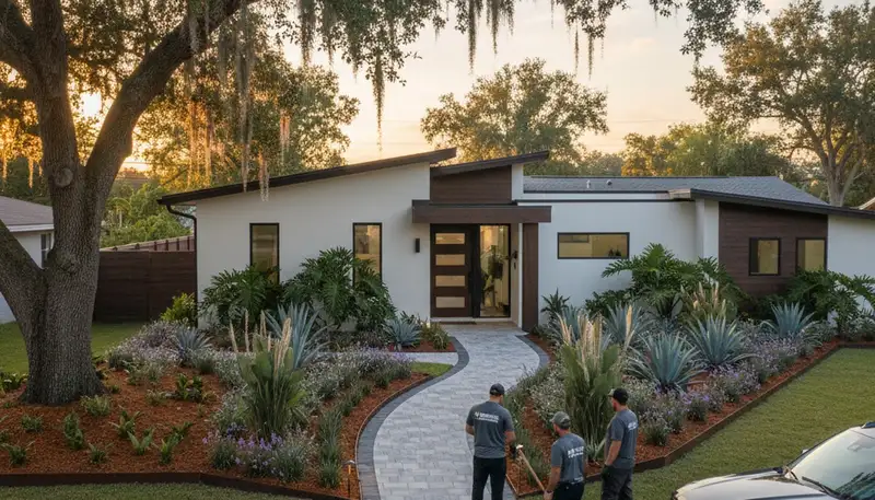 Landscaping services in Lakeland, FL for lawn care, maintenance, and yard cleanup