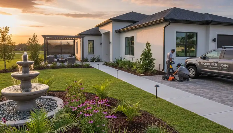 Lakeland, FL landscaping service for lawn care and yard maintenance by Lawn Care Lakeland FL