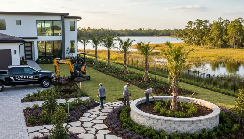 Landscaping services in Lakeland, FL for lawn care and yard maintenance