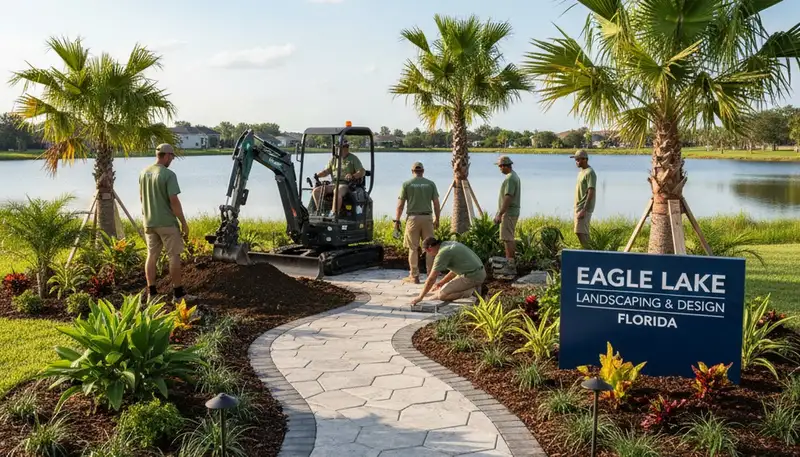 Landscaping services in Lakeland, FL for residential lawn care and yard maintenance