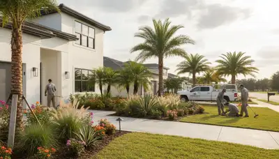 Lakeland, FL landscaping service by lawncarelakelandfl.com for residential lawn maintenance