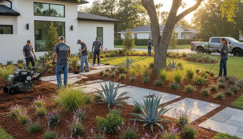 Landscaping service in Lakeland, FL for lawn care and yard maintenance