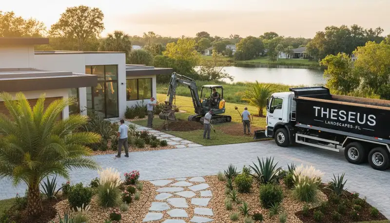 Landscaping service in Lakeland, FL for lawn care and yard maintenance
