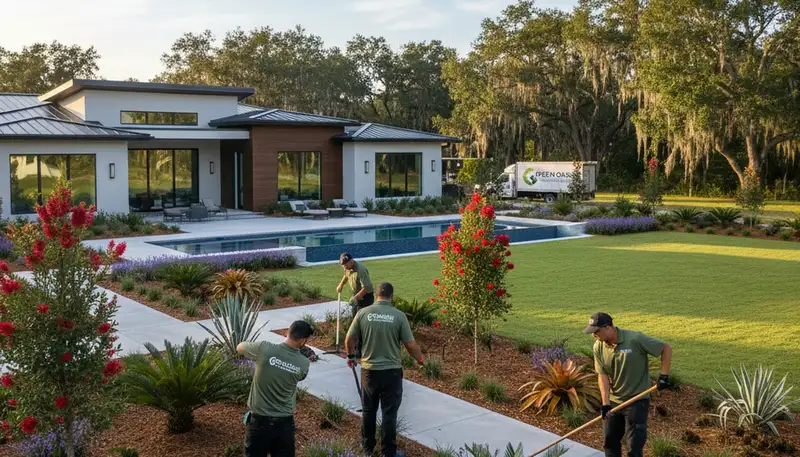 Landscaping services in Lakeland, FL for professional lawn care and yard maintenance