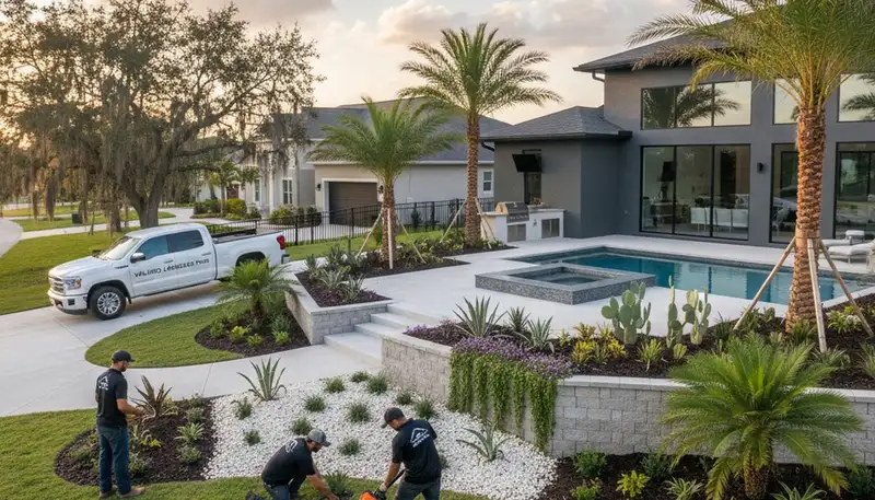 Lakeland, FL landscaping services for lawn care and yard maintenance