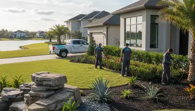 Lakeland, FL landscaping services for lawn care, mowing, and landscape maintenance