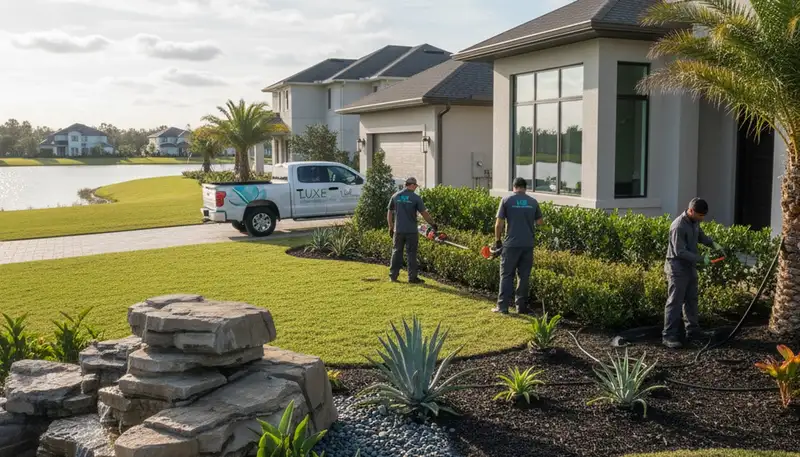Lakeland, FL landscaping services for lawn care, mowing, and landscape maintenance