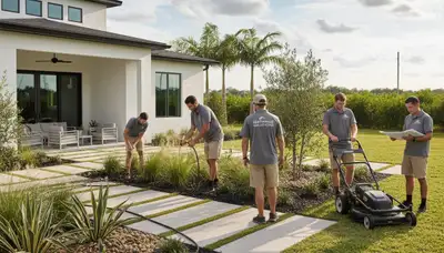 Lakeland, FL landscaping services by Lawn Care Lakeland FL for residential and commercial properties