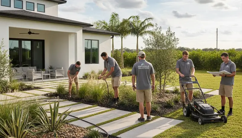 Lakeland, FL landscaping services by Lawn Care Lakeland FL for residential and commercial properties